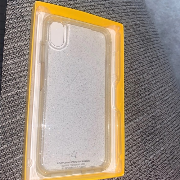 Clear Glitter Otter Box iPhoneXSMax good condition - Picture 5 of 7